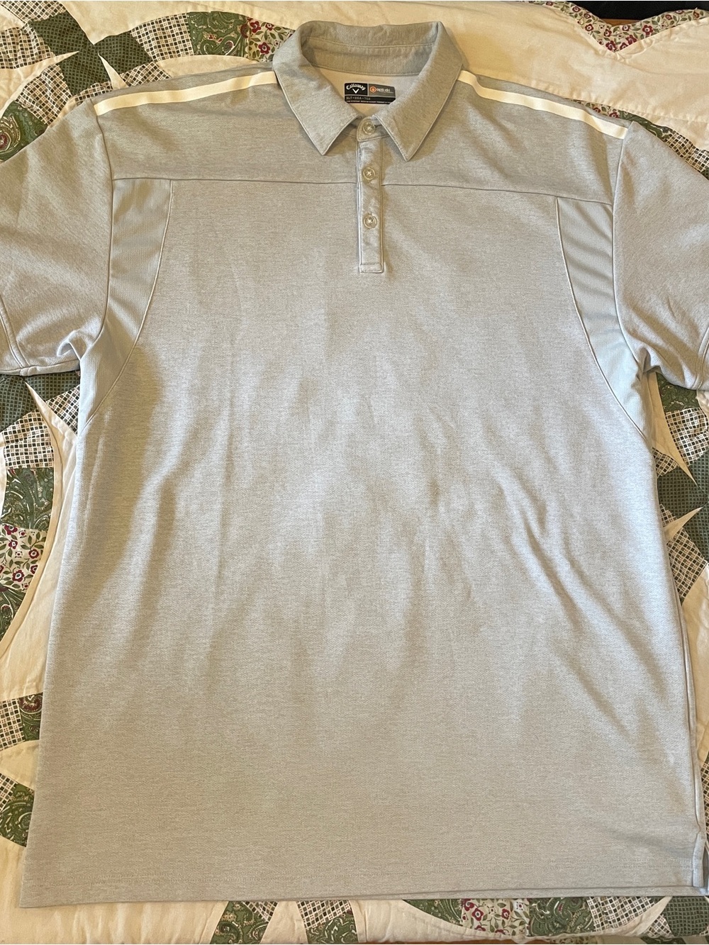 Callaway Golf Men’s Light Gray Performance Polo OptiDri Extra Large Tall